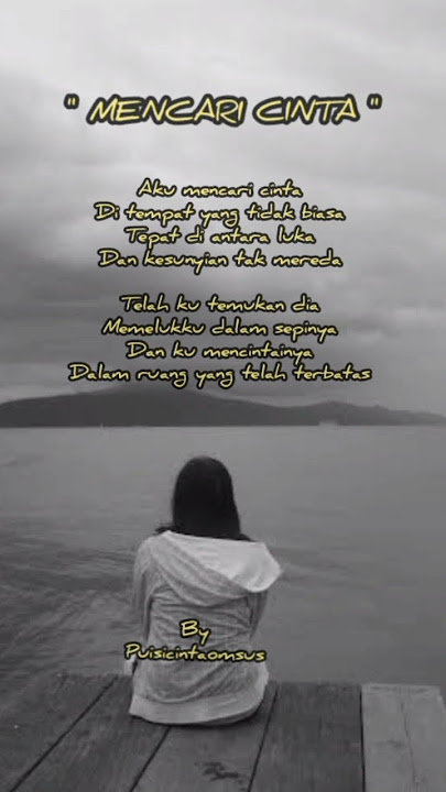 Puisi Cinta - Mencari Cinta @puisicintaomsus #shorts