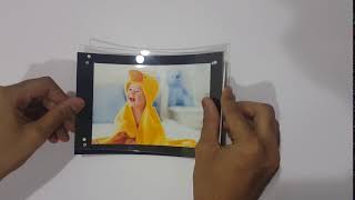 Acrylic Elegant Magnetic Photo Frame