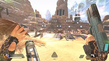 Ultimate trickshot in firing range! - APEX LEGENDS SEASON 7