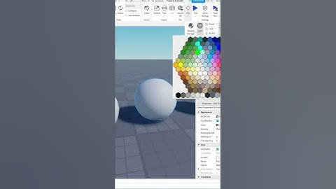 How to change color of Parts in Roblox Studio!  #roblox #shorts  #robloxgamedev #robloxedit
