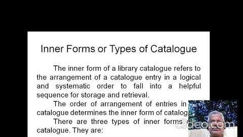 inner forms of catalogue