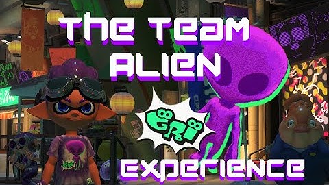 The splatoon 3 team aliens experience