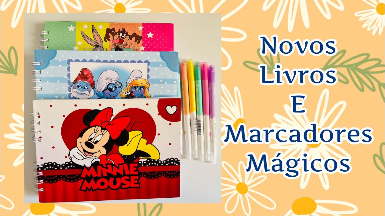 Novos livros estilo Bobbie Goods e marcadores mágicos