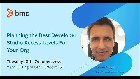 BMC Helix ITSM: Webinar - Types of Administrator Permissions In Dev Studio