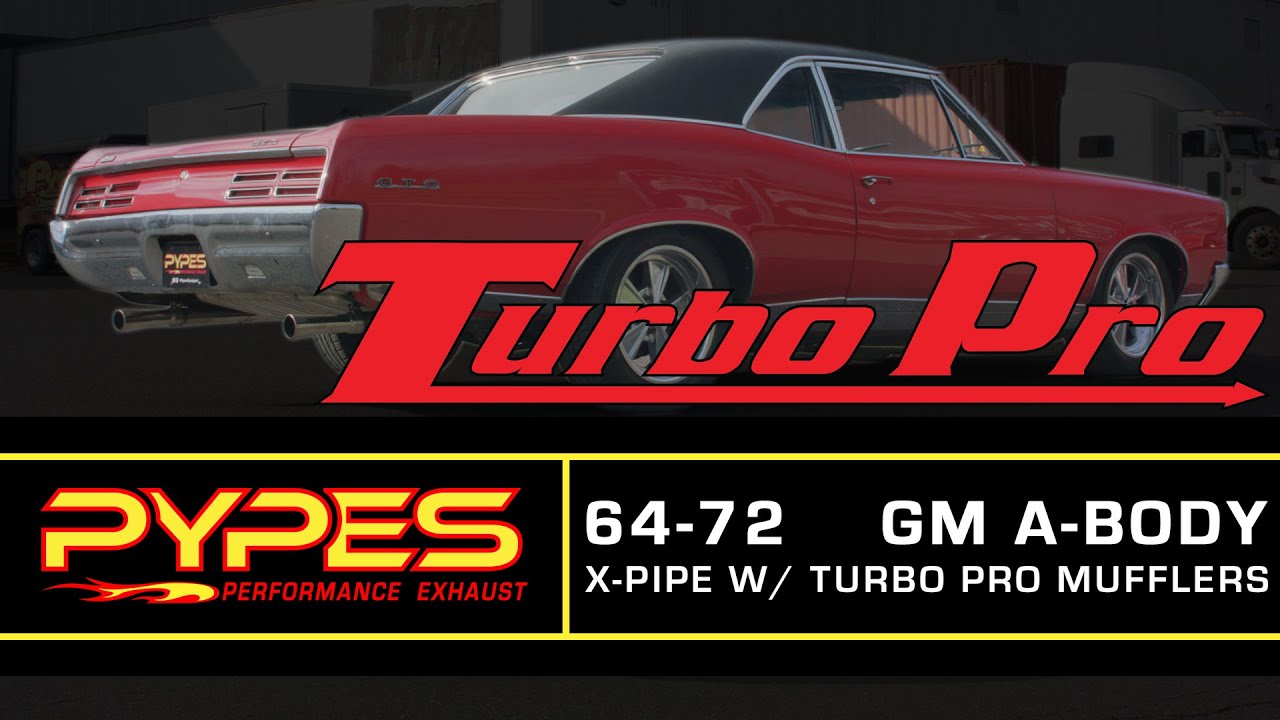 196472 GM ABody Turbo Pro Muffler Exhaust Sound Clip YouTube