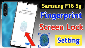 Samsung f16 fingerprint screen lock/Samsung f16 fingerprint kaise kagaen/fingerprint setting