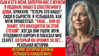 видео: Наш родной сын запер нас в подвале, чтобы забрать дом. Но мой муж прошептал «Тише… У меня есть тайна картинка: Наш родной сын запер нас в подвале, чтобы забрать дом. Но мой муж прошептал «Тише… У меня есть тайна