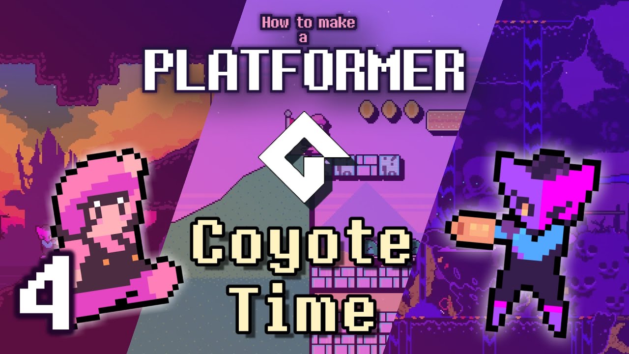 Make a Platformer in GameMaker! Part 4 (Coyote Time) - YouTube