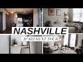 NASHVILLE APARTMENT TOUR | neutral, cozy, college, nashville