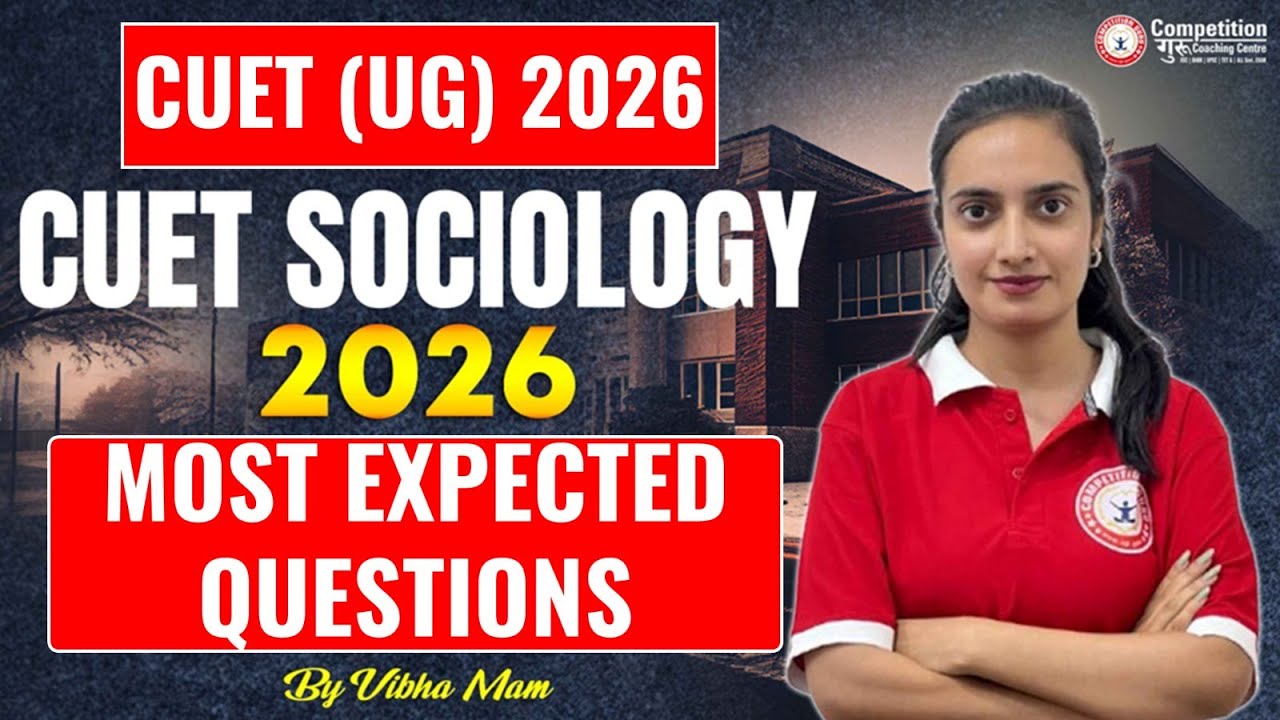 CUET UG 2026 | CUET Sociology Most Expected Questions | CUET Coaching in Chandigarh