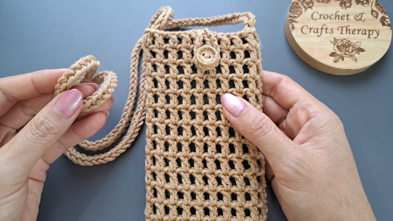 Buy Crochet Phone Bag With Pocket Pattern PDF Crochet Bag Handmade Bag Bag  With Pocket I Crochet Phone Bag Online in India - Etsy