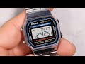 How To Set a Casio A168 (Time, Date, Day, Alarm) - Module 3298 Walkthrough