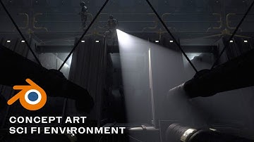 Hide | Animated Sci Fi 3D Environment Concept Art