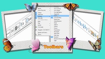 Show or Hide Toolbars using OpenOffice Impress Beginner Tutorial in Tamil!