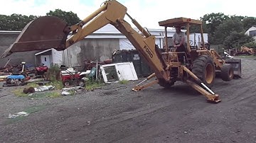 Ford 555B Backhoe Demonstration