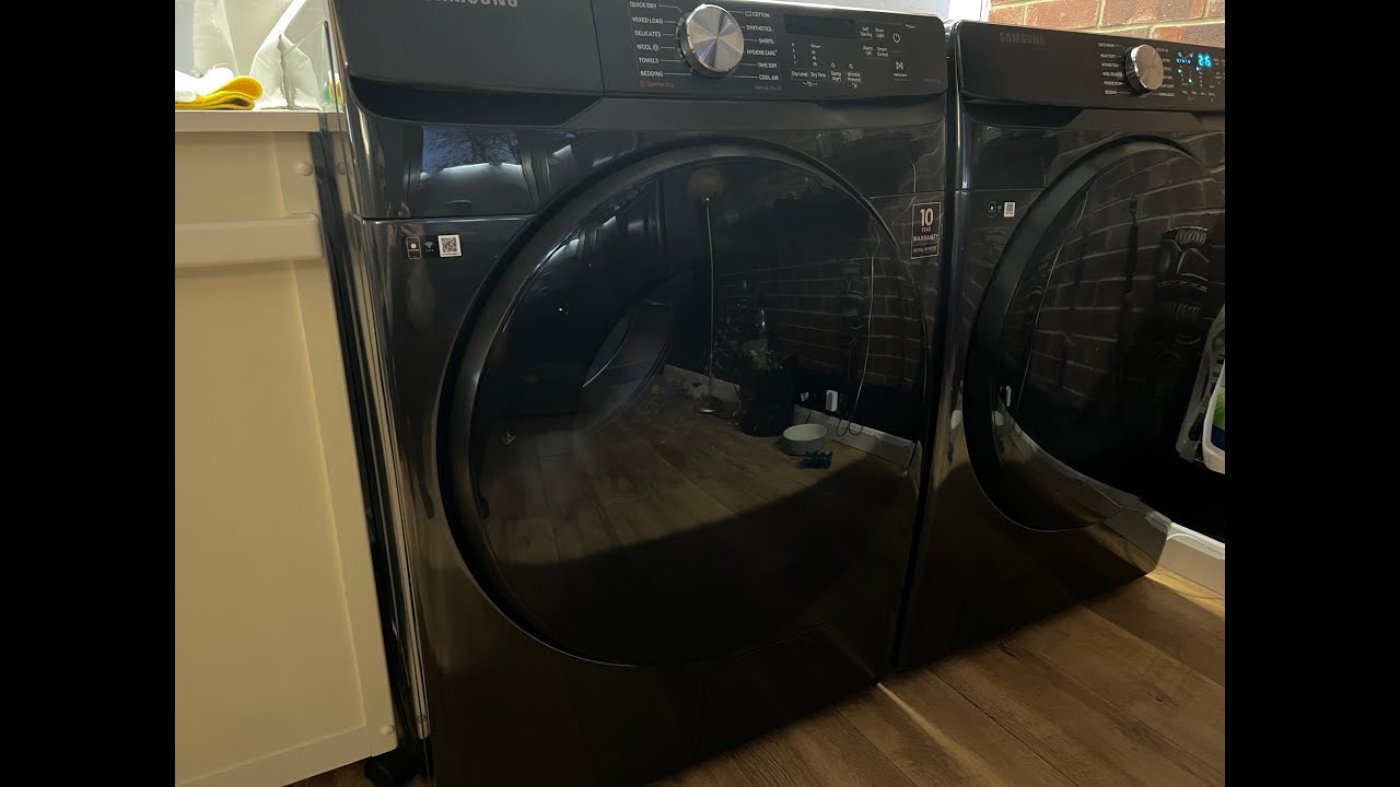 Sèche linge Condensation SAMSUNG DV16T8520BV/EF + WF18T8000GV Pas Cher 