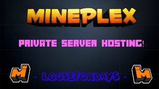 PRIVATE SERVER HOSTING ON MINEPLEX!
