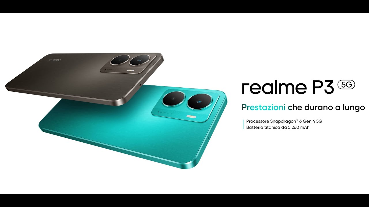 realme P3 prova video 4K