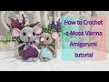 How To Crochet A Mouse Amigurumi Vienna Tutorial Mouse Crochet فأرة أميجرومي فارة صغيرة كروشيه 