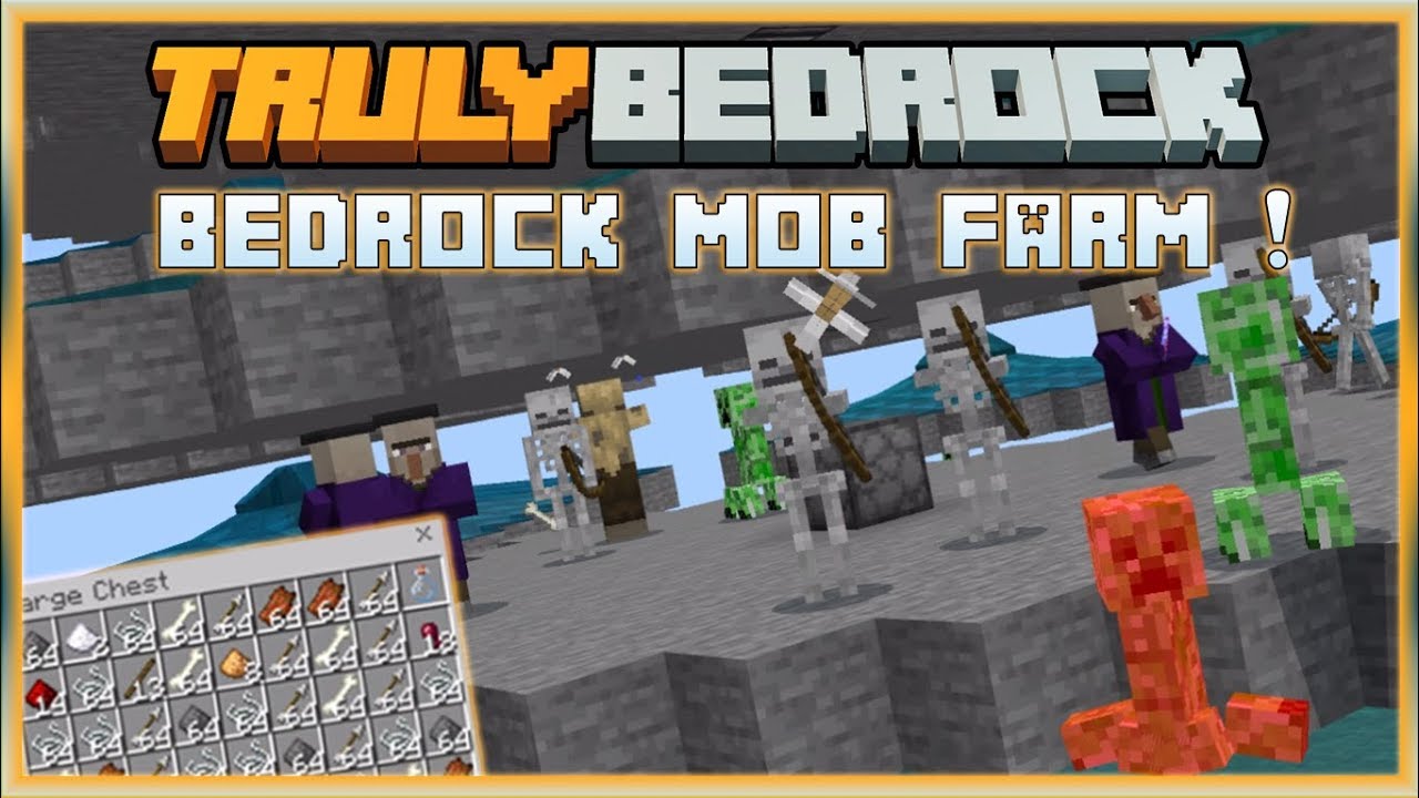 Truly Bedrock S0 EP12 : Mob Farm ! [ Minecraft, MCPE, Bedrock Edition