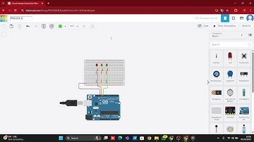 Membuat Lampu Lalu Lintas Menggunakan Arduino Uno R3 dengan Simulasi Di Tinkercad