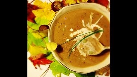 Velvety German Chestnut Soup