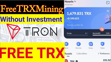 Tron TRX Cloud Mining Website 2023 | TRX New Site Today | TRX Mining Today | Nook Business Online
