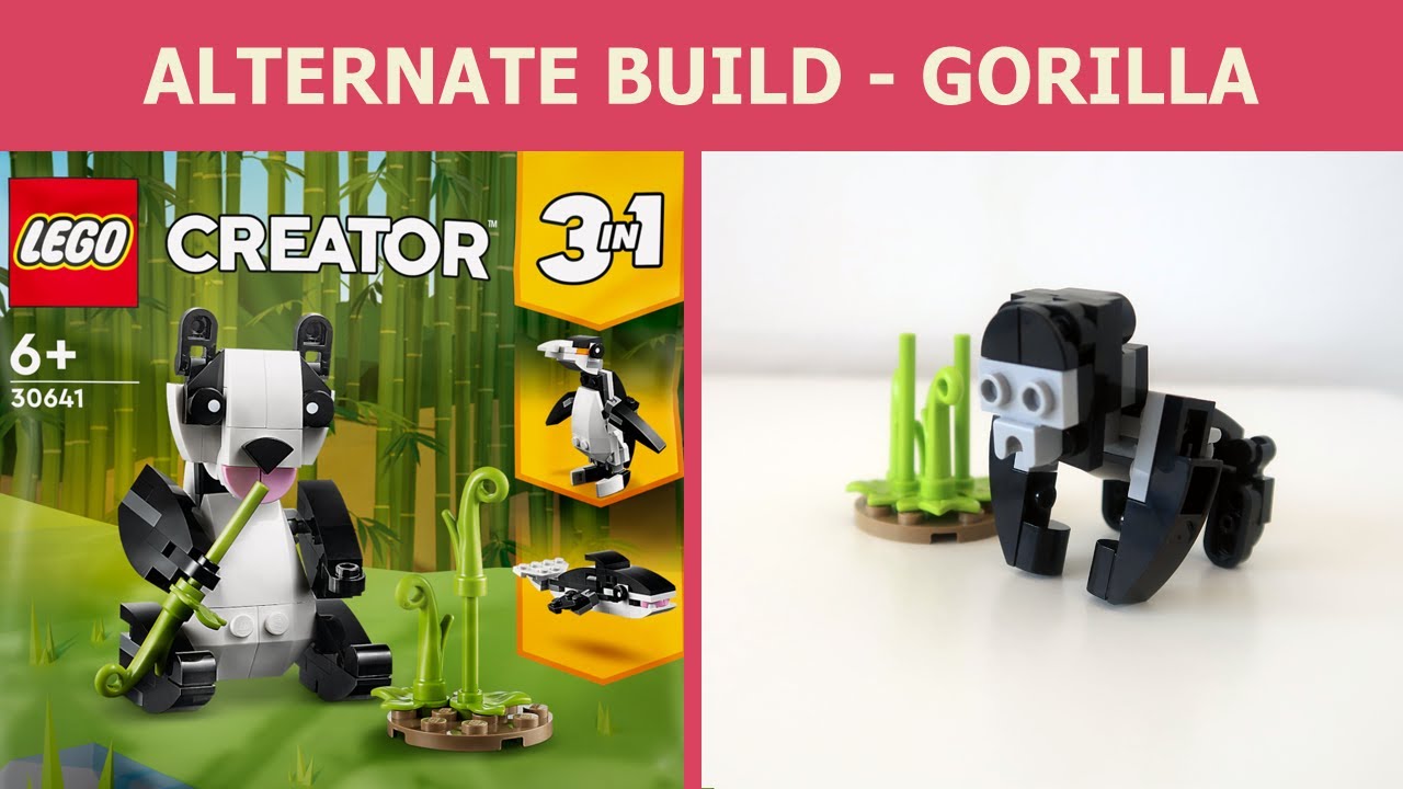 ALTERNATE BUILD || LEGO Creator 30641 – GORILLA by PocMoc - YouTube ALTERNATE BUILD || LEGO Creator 30641 – GORILLA by PocMoc - YouTube