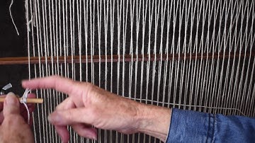 Installing String Heddles on a Cactus Flower Table Loom