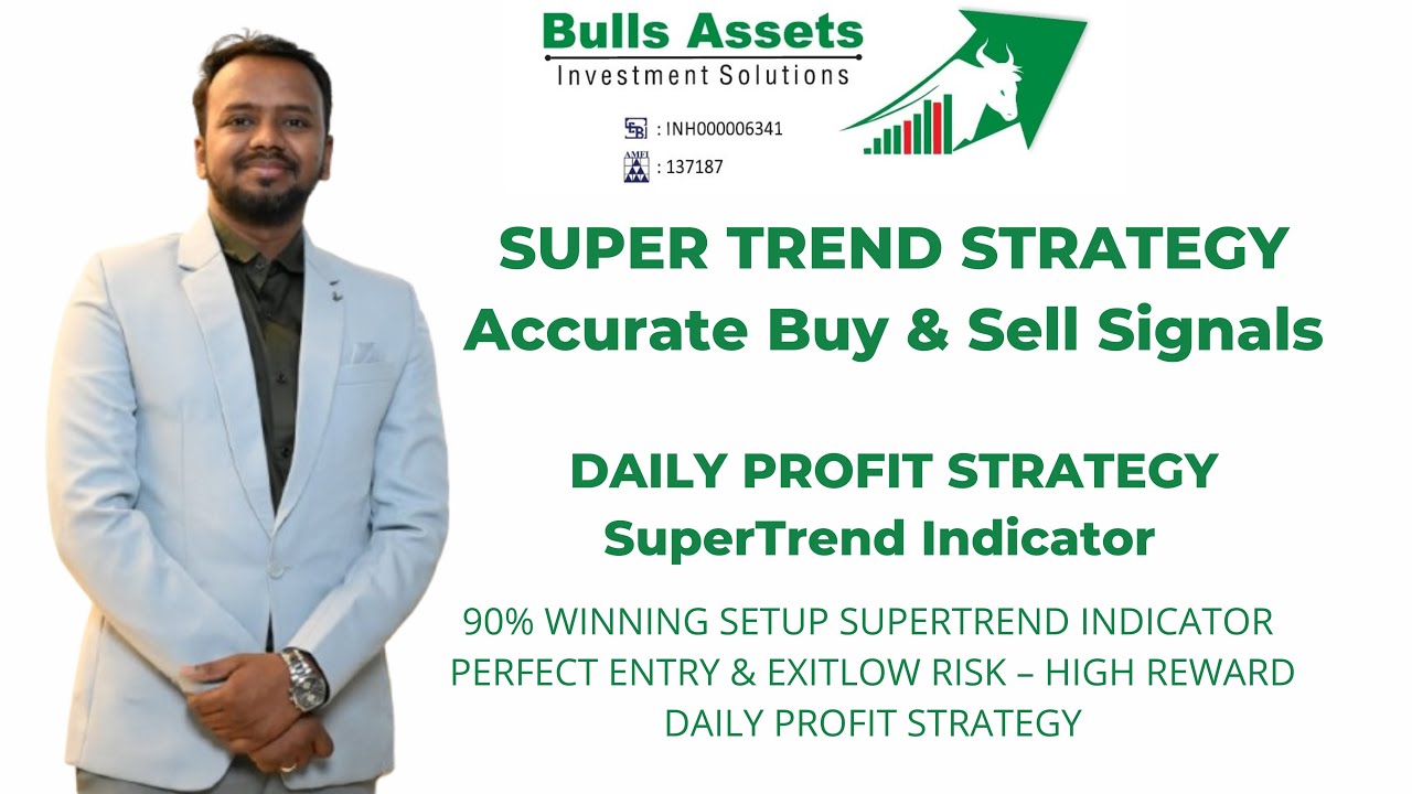 SuperTrend Indicator Strategy Accurate Entry & Exit  Intraday & Swing Trading