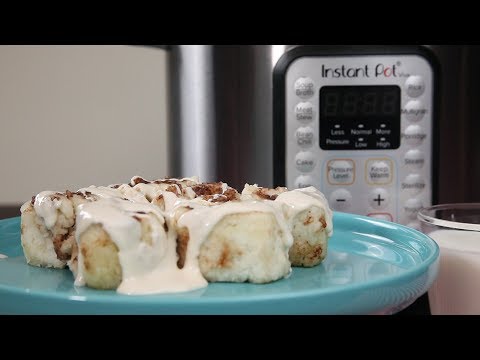 Instant Pot Fluffy Pancake Cinnamon Rolls