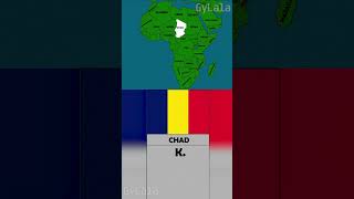 Romania vs Chad in a Nutshell #map #countryballs #funny 1