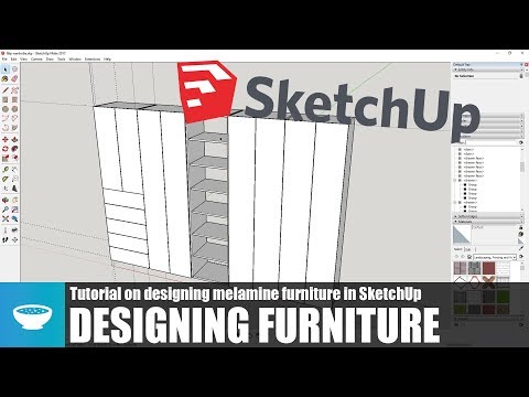 Designing Melamine Furniture In Sketchup 10 Steps Instructables