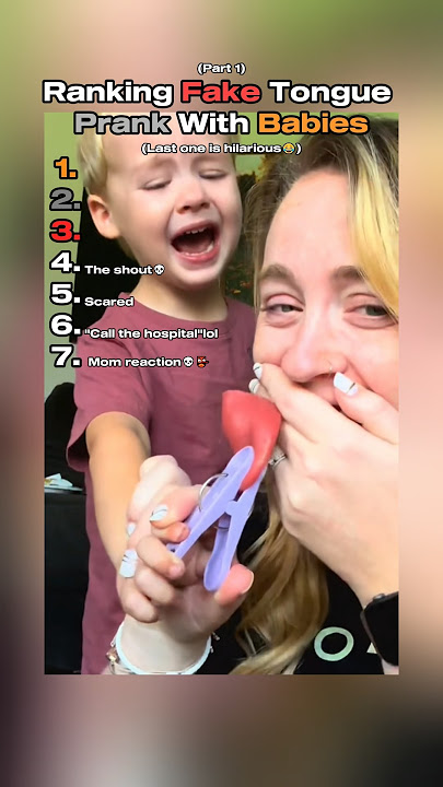 Ranking Fake Tongue Prank With Babies