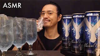 【ASMR】「リアルゴールドY（日本コカ·コーラ）」をゴクゴク飲む音【炭酸ジュース】