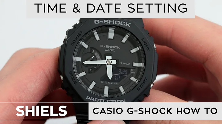 How To Change Time On A G-Shock Watch