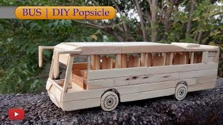 Tutorial Bus Dari Stik Es Krim Stik Handcraft