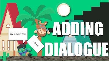 ADDING A TEXT DIALOGUE IN GDEVELOP