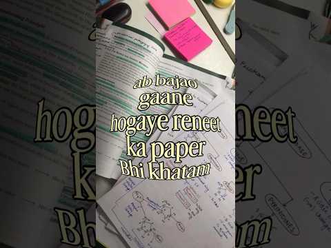 Ab bajao gaane ho gaye RE-NEET 2026 paper khatam 😭🔥  #reneet#reneet2026#nta#viral#neet#shorts