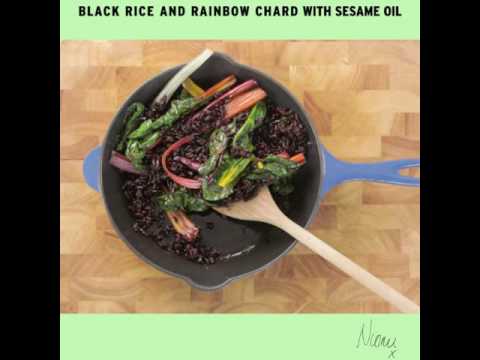 Video: Ciotola Gingery Rainbow-Chard E Black-Rice