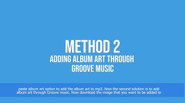 How to Add Album Art to MP3 in Windows 10
