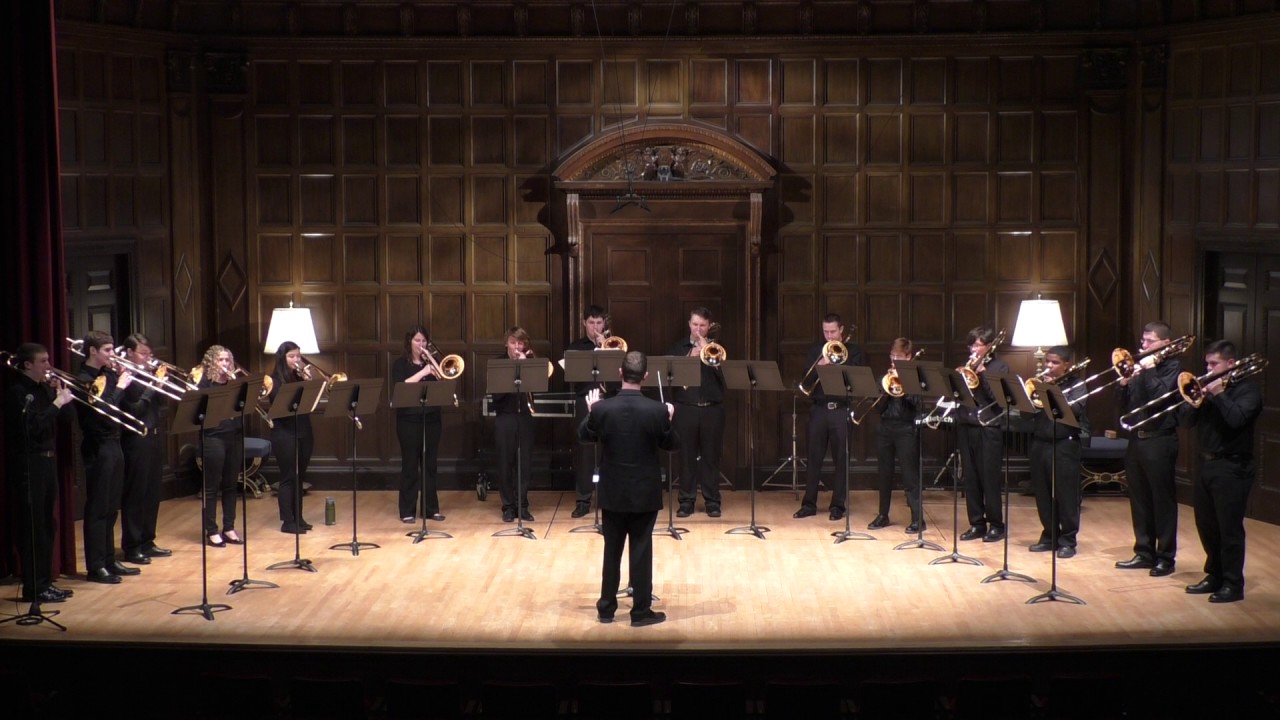 ECMS Trombone Choir performs Funeral March YouTube