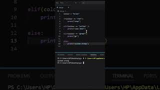 Python part 5:Traffic Light Logic.if-else statement at a time. #Python #coding
