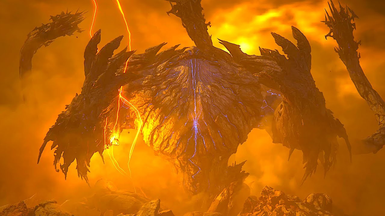 Final Fantasy XVI (PS5) Titan Colossal Form HEAVIEST Boss Fight - YouTube