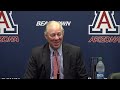 Arizona to B12 Press Conference - President Robert Robbins & Athletic Director Dave Heeke