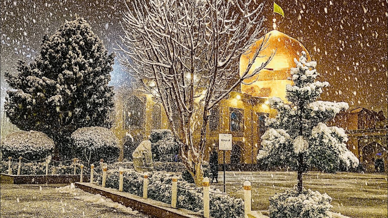 مشهد تحت الثلوج..جولتنا علاج روحي وراحة نفسية.