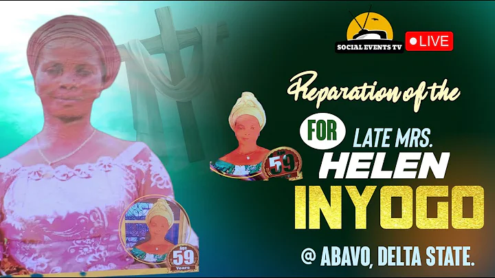Preparation for the Burial Ceremony of Late Mrs Inyogo Helen at Ekwuoma, Abavo