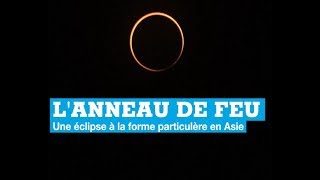 Ring of fire eclipse visible in Asia