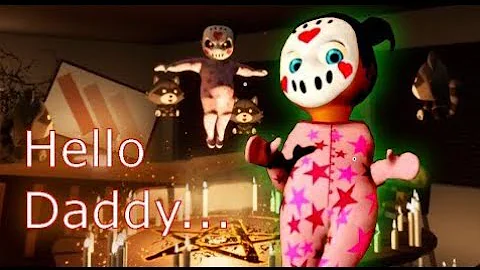 PLAYING THE BABY IN PINK....(his baby sister ) what??😳😳                #babypink #horrorgaming