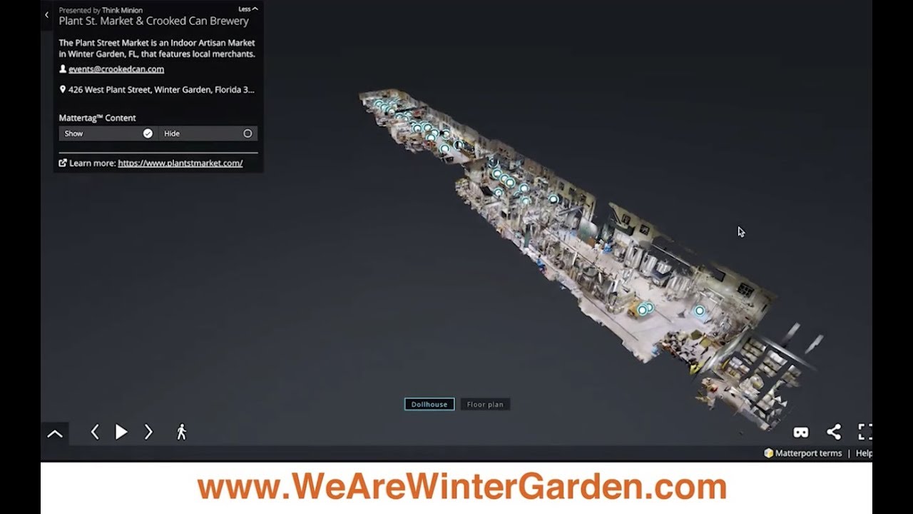Crooked Can and Plant Street Market 3D Mapping!